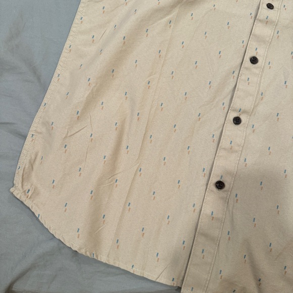 Volcom brown button up tribal print shirt - Picture 5 of 7